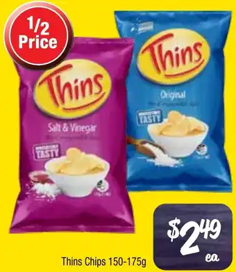 Farmer Jack's Thins chips offer