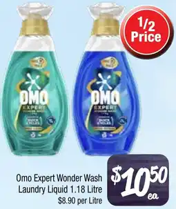 Farmer Jack's Omo expert wonder wash laundry liquid offer