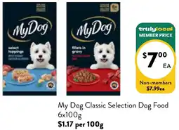Farmer Jack's My dog classic selection dog food offer