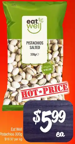 Farmer Jack's Eat well pistachios offer