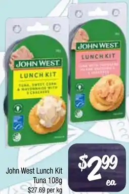 Farmer Jack's John west lunch kit tuna offer