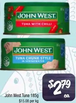 Farmer Jack's John west tuna offer