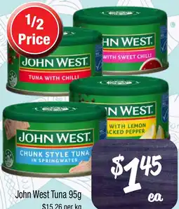 Farmer Jack's John west tuna offer
