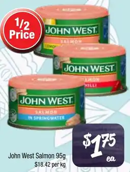 Farmer Jack's John west salmon offer