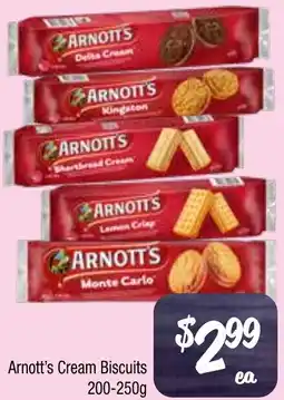 Farmer Jack's Arnott's cream biscuits offer