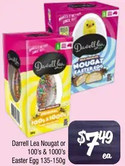 Farmer Jack's Darrell lea nougat or easter egg offer