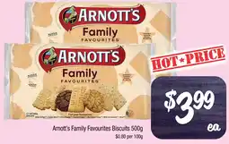 Farmer Jack's Arnott's family favourites biscuits offer