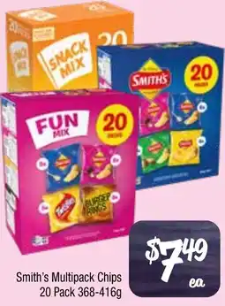Farmer Jack's Smith's multipack chips offer