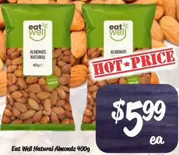Farmer Jack's Eat well natural almonds offer