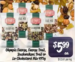 Farmer Jack's Olympic energy, energy trail, bushwalkers trail or lo-cholesterol mix offer