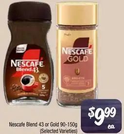 Farmer Jack's Nescafe blend 43 or gold offer