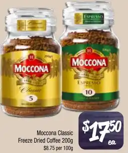 Farmer Jack's Moccona classic freeze dried coffee offer
