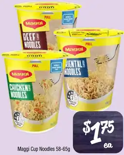Farmer Jack's Maggi cup noodles offer