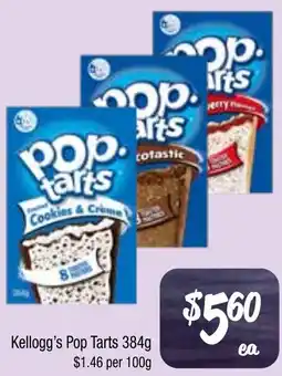 Farmer Jack's Kellogg's pop tarts offer