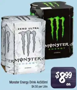 Farmer Jack's Monster energy drink offer