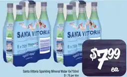Farmer Jack's Santa vittoria sparkling mineral water offer