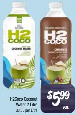 Farmer Jack's H2coco coconut water offer