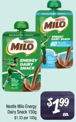 Farmer Jack's Nestle milo energy dairy snack offer