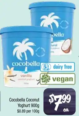 Farmer Jack's Cocobella coconut yoghurt offer