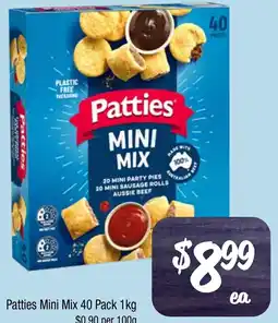 Farmer Jack's Patties mini mix offer