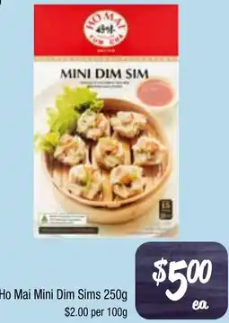 Farmer Jack's Ho mai mini dim sims offer