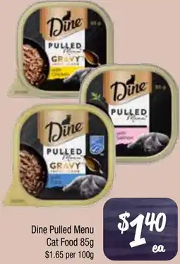 Farmer Jack's Dine pulled menu cat food offer