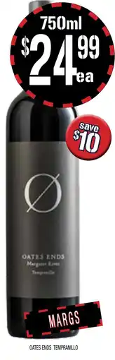 Farmer Jack's Oates ends tempranillo offer