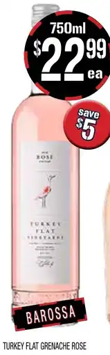 Farmer Jack's Turkey flat grenache rose offer