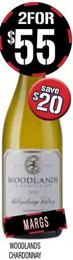 Farmer Jack's Woodlands chardonnay offer