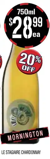 Farmer Jack's Le stagiaire chardonnay offer