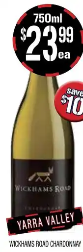 Farmer Jack's Wickhams road chardonnay offer
