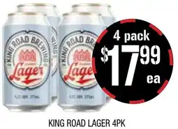Farmer Jack's King road lager offer
