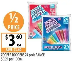 Supabarn Zooper doopers offer