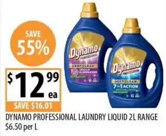 Supabarn Dynamo professional laundry liquid offer
