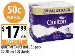 Supabarn Quilton toilet roll offer