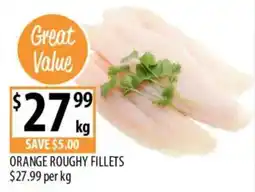 Supabarn Orange roughy fillets offer