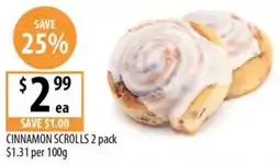 Supabarn Cinnamon scrolls offer