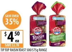 Supabarn Tip top raisin toast offer
