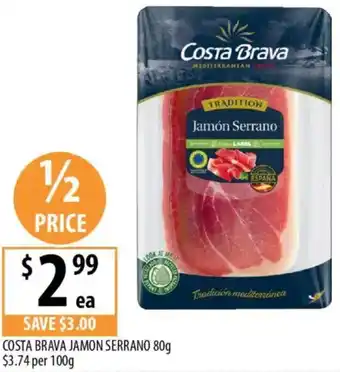 Supabarn Costa brava jamon serrano offer