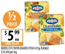 Supabarn Birds eye oven baked fish offer