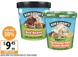 Supabarn Ben & jerry's ice cream tubs offer