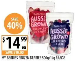 Supabarn My berries frozen berries offer