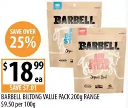 Supabarn Barbell biltong offer