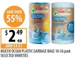 Supabarn Multix ocean plastic garbage bags offer