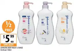 Supabarn Johnsons body wash offer