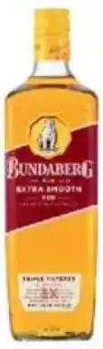 Supabarn Bundaberg extra smooth red rum offer