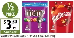 Supabarn Maltesers, m&m's and pods offer