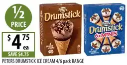 Supabarn Peters drumstick ice cream offer