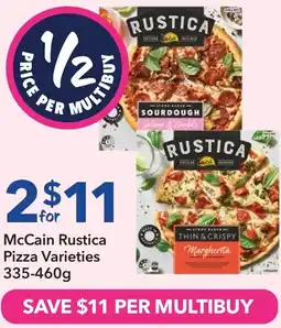 Ritchies Mccain rustica pizza offer