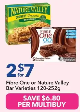 Ritchies Fibre one or nature valley bar offer